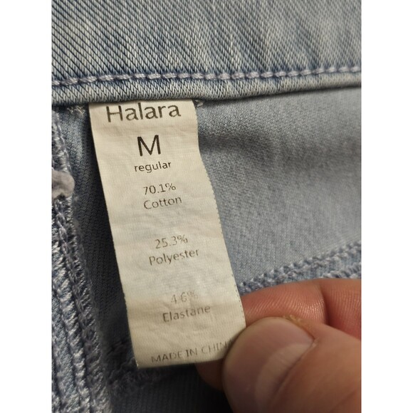 Halara Jeans Womens Flex Mid Rise Casual Skinny Jeans Blue Size Medium - Picture 8 of 8